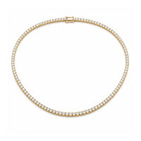 7.13CT DIAMOND TENNIS NECKLACE