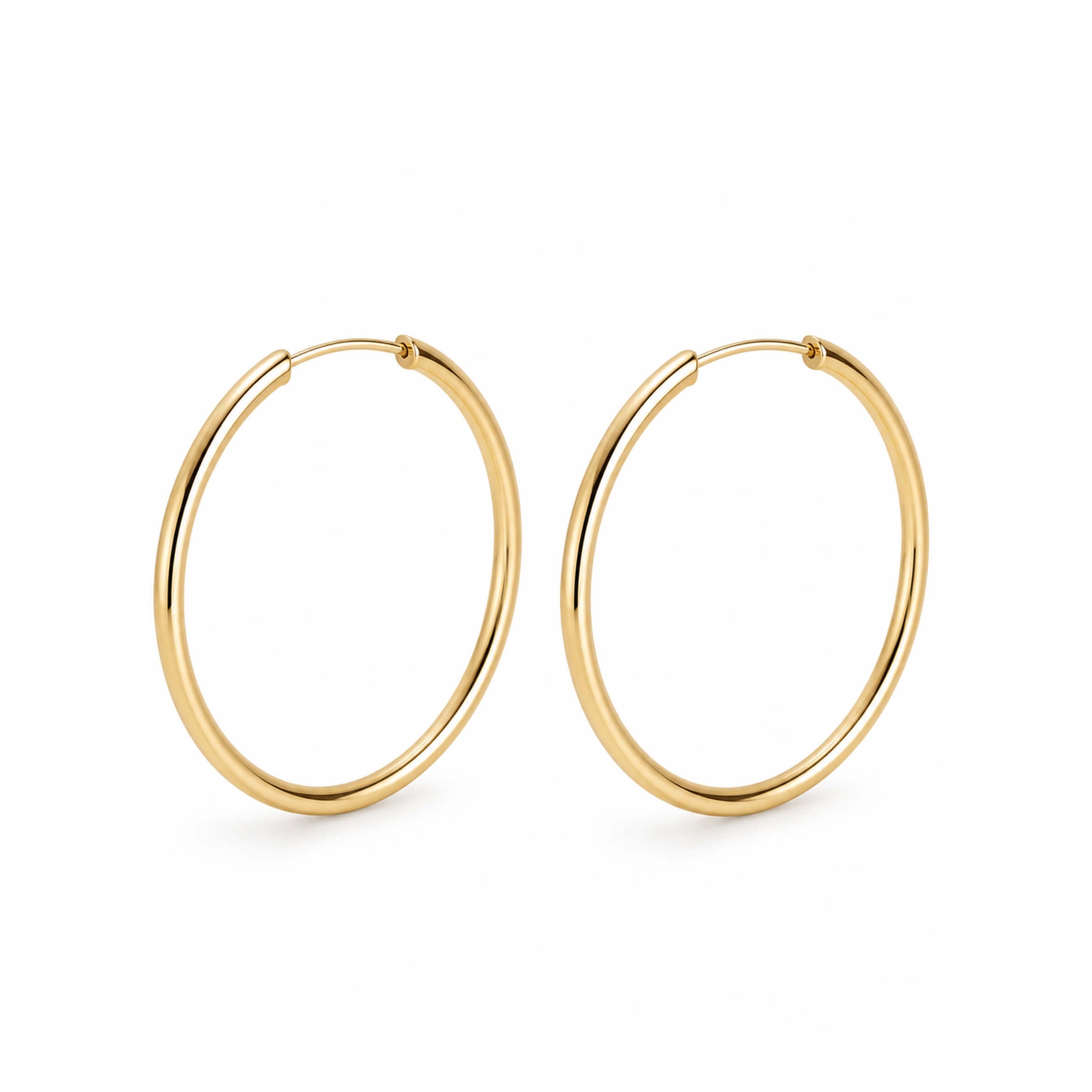 1" HIDDEN CLASP HOOP EARRINGS - EmersonRyder 