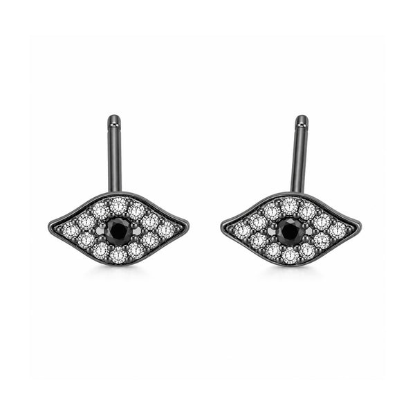 DIAMOND EVIL EYE STUDS - EmersonRyder 