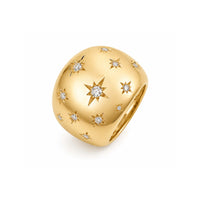 0.44CT STARBURST BUBBLE RING
