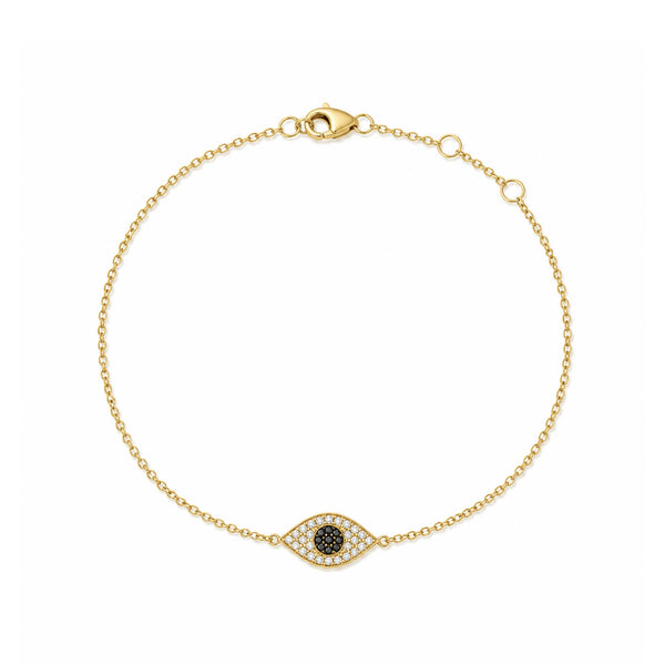 DIAMOND EVIL EYE BRACELET - EmersonRyder 