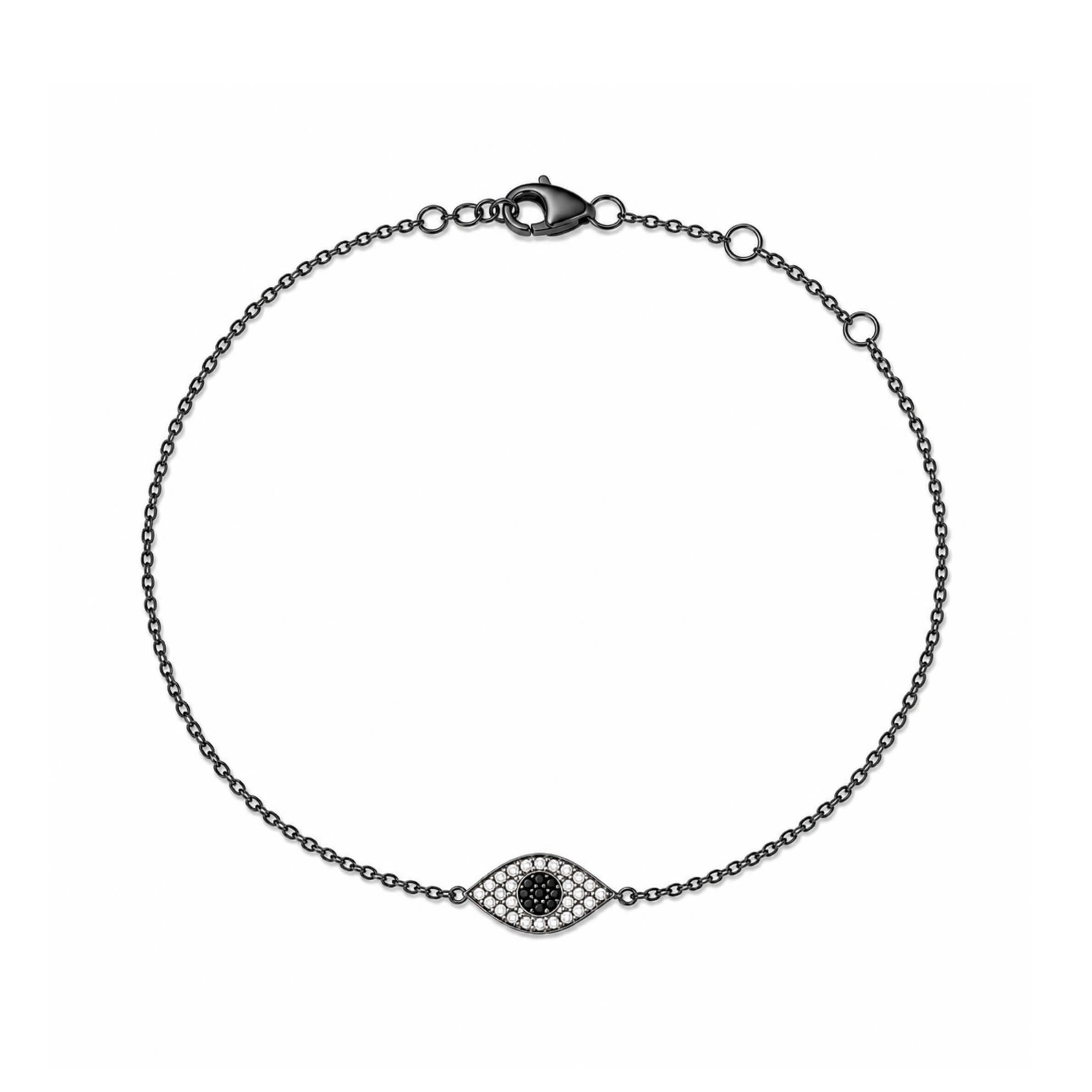 DIAMOND EVIL EYE BRACELET - EmersonRyder 