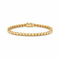 PYRAMID IN LIGHT TENNIS BRACELET
