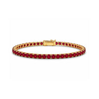 RUBY TENNIS BRACELET