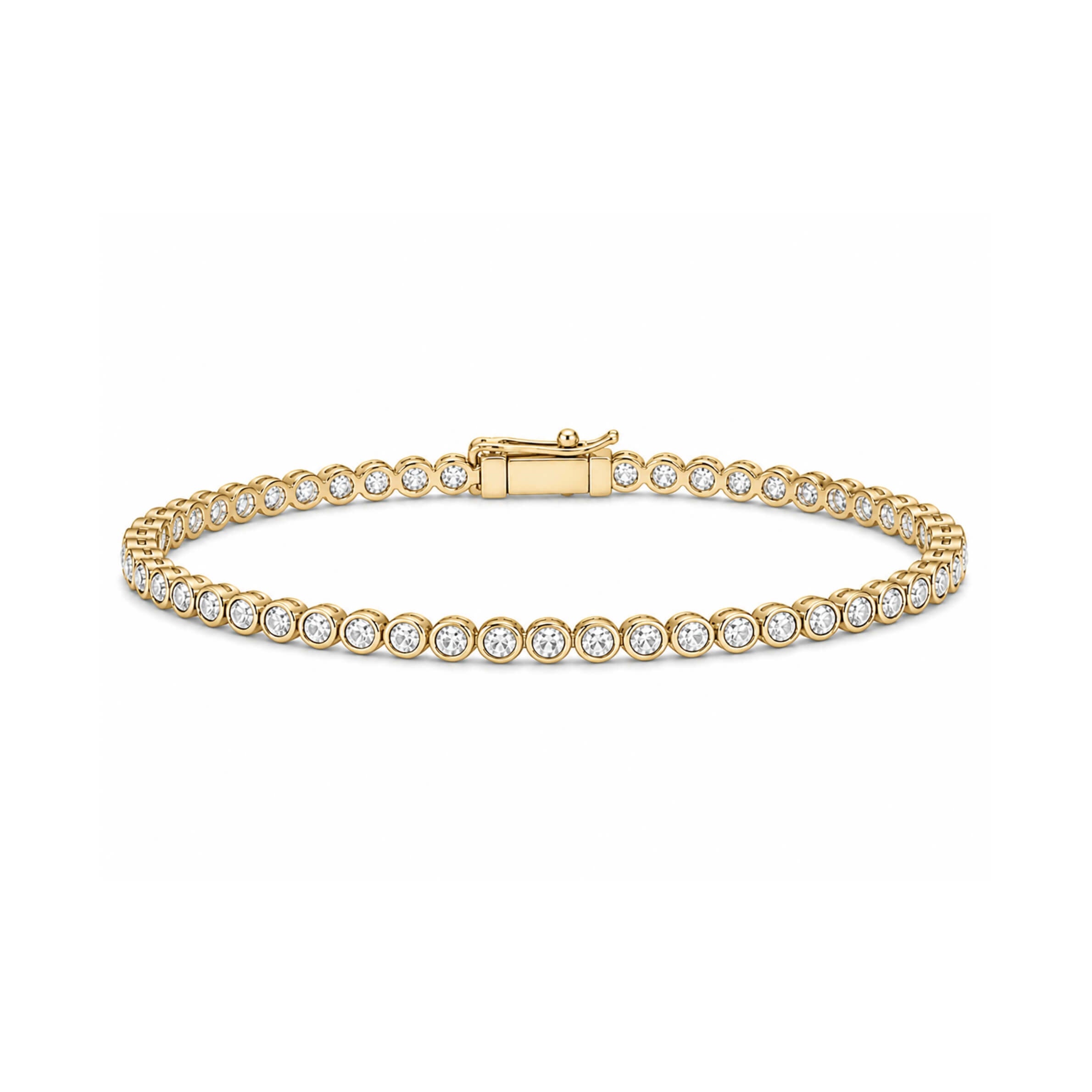 DIAMOND BEZEL TENNIS BRACELET - EmersonRyder 