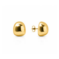 GOLD BUBBLE STUD EARRINGS