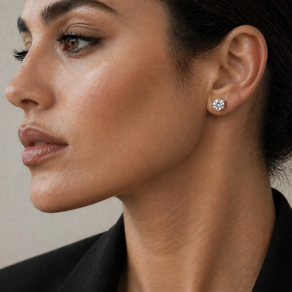 LAB DIAMOND STUD EARRINGS - EmersonRyder 