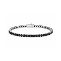 BLACK DIAMOND TENNIS BRACELET