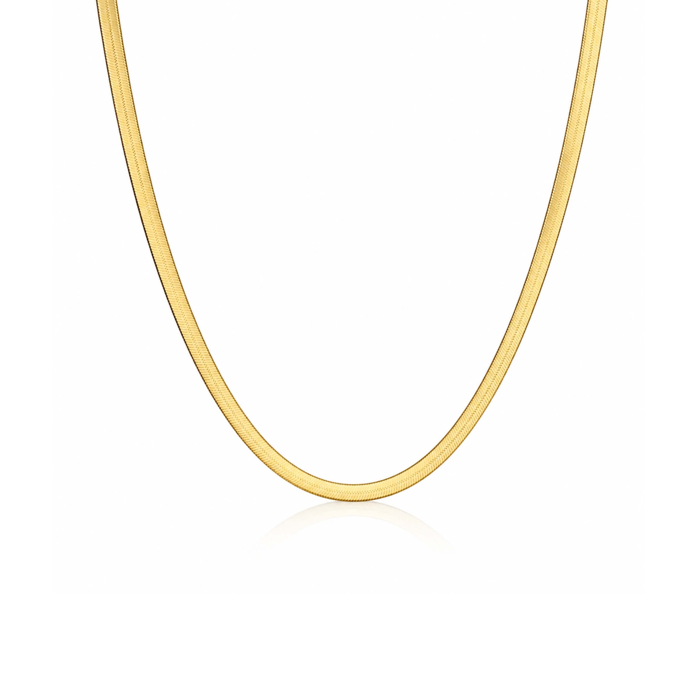 4MM HERRINGBONE NECKLACE - EmersonRyder 