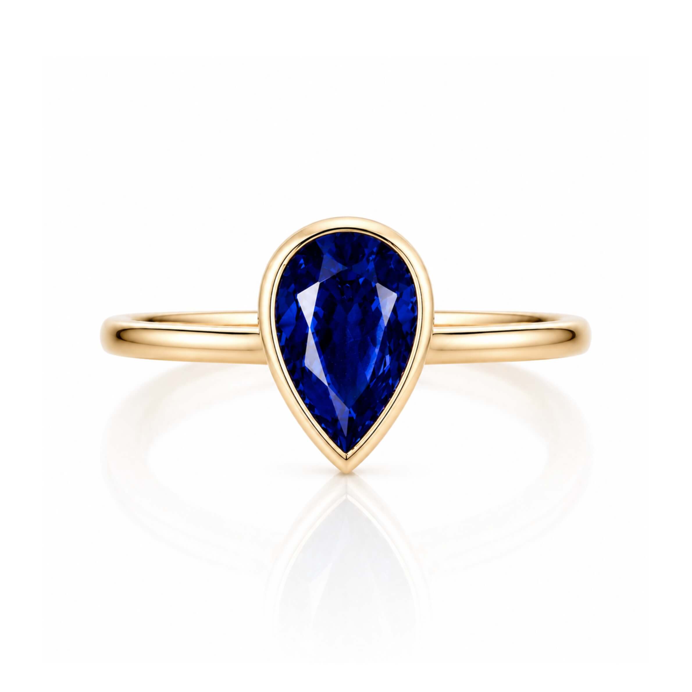 SAPPHIRE PEAR RING - EmersonRyder 