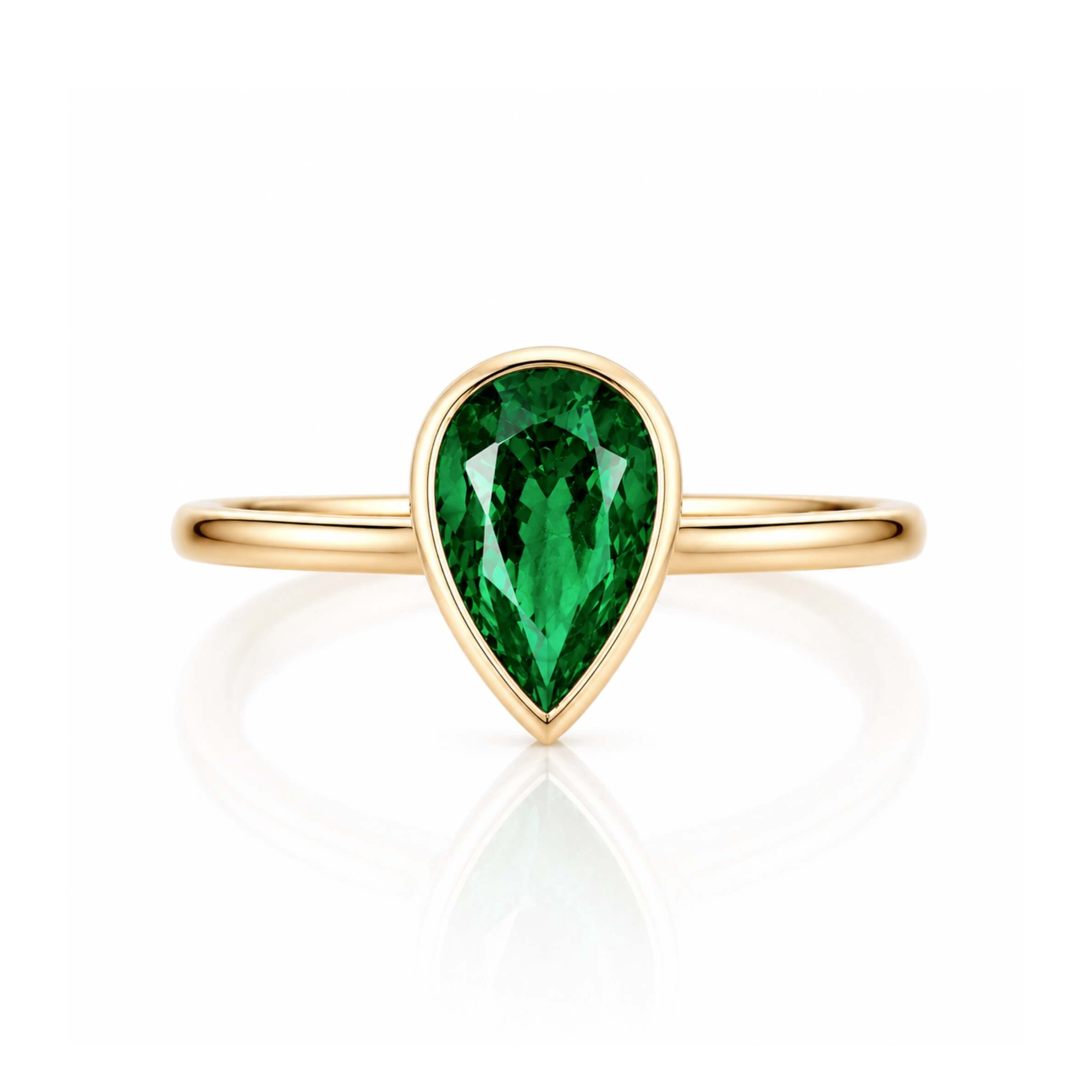 EMERALD PEAR RING - EmersonRyder 