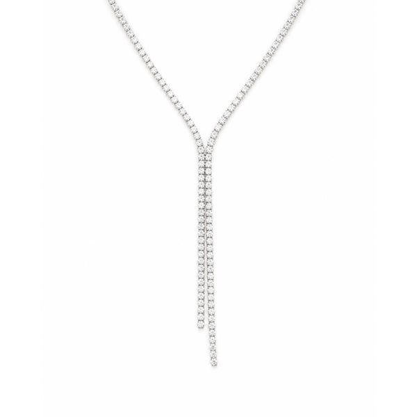 DOUBLE DIAMOND TENNIS LARIAT - EmersonRyder 