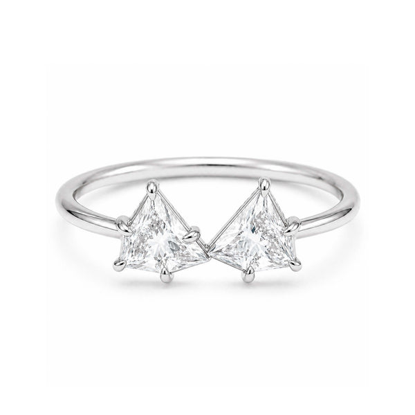 TRAPEZOID DIAMOND MOI ET TOI RING - EmersonRyder 