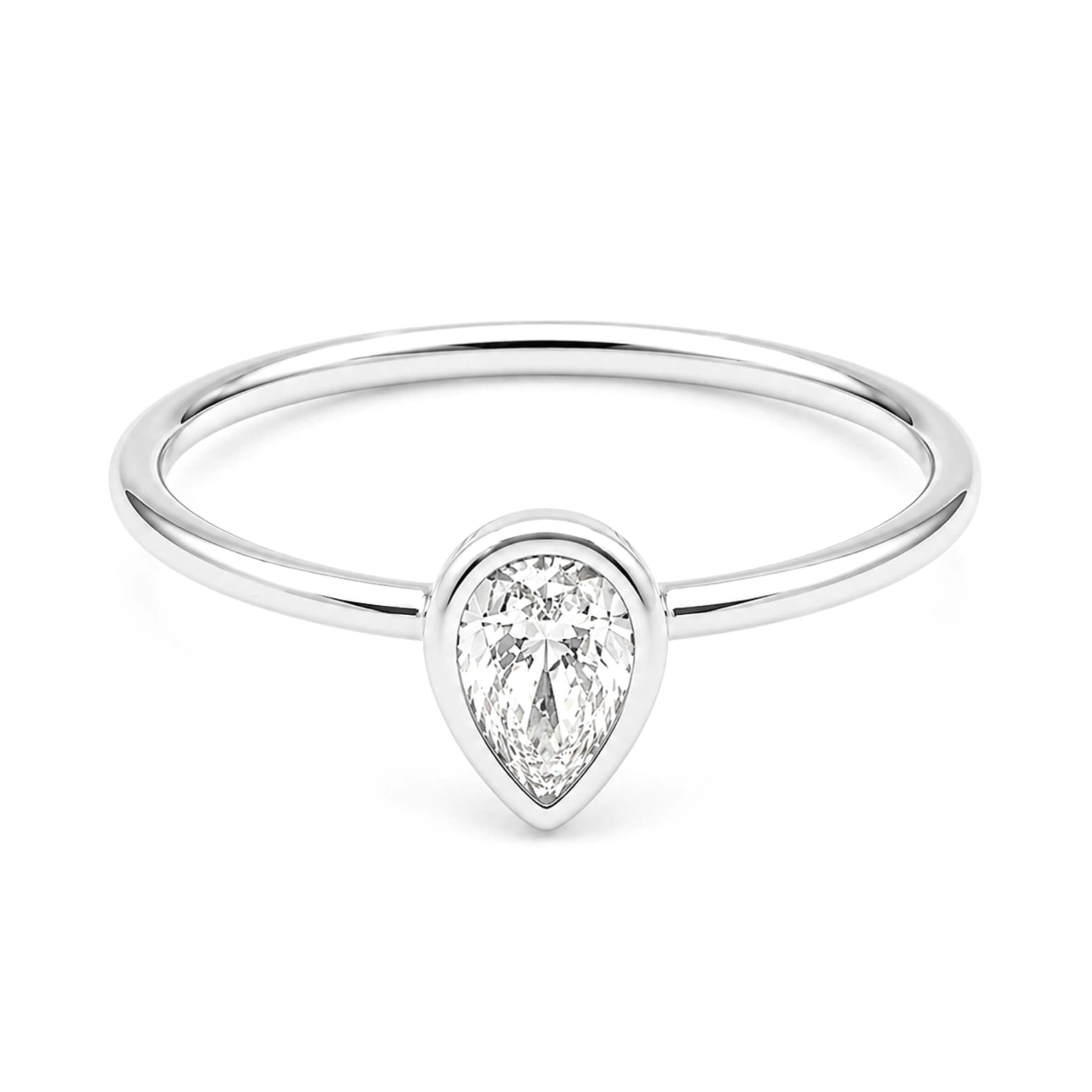 LAB DIAMOND PEAR MARSHALL RING - EmersonRyder 