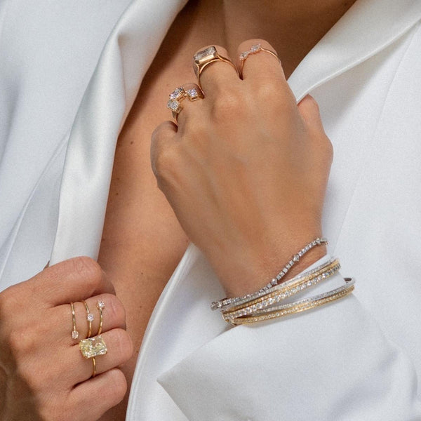 Diamond Lovey Bangle - EmersonRyder 