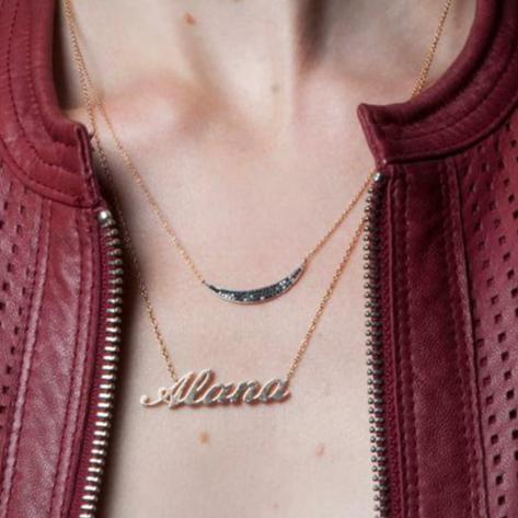 Custom Nameplate Necklace - EmersonRyder 