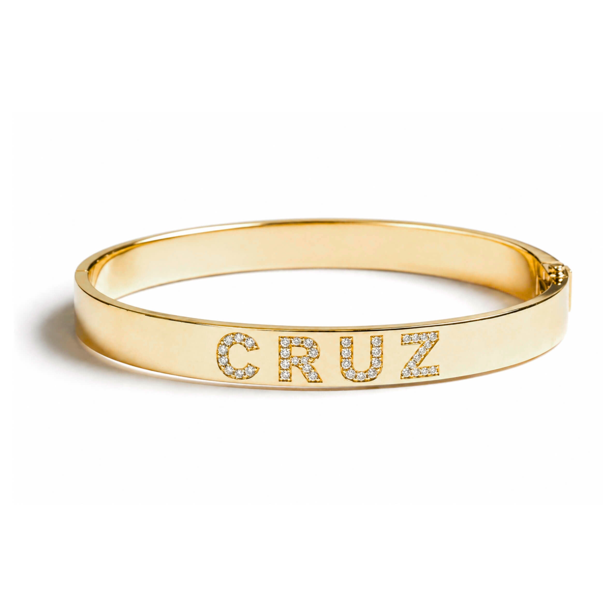 CUSTOM PAVÉ ID BANGLE - EmersonRyder 