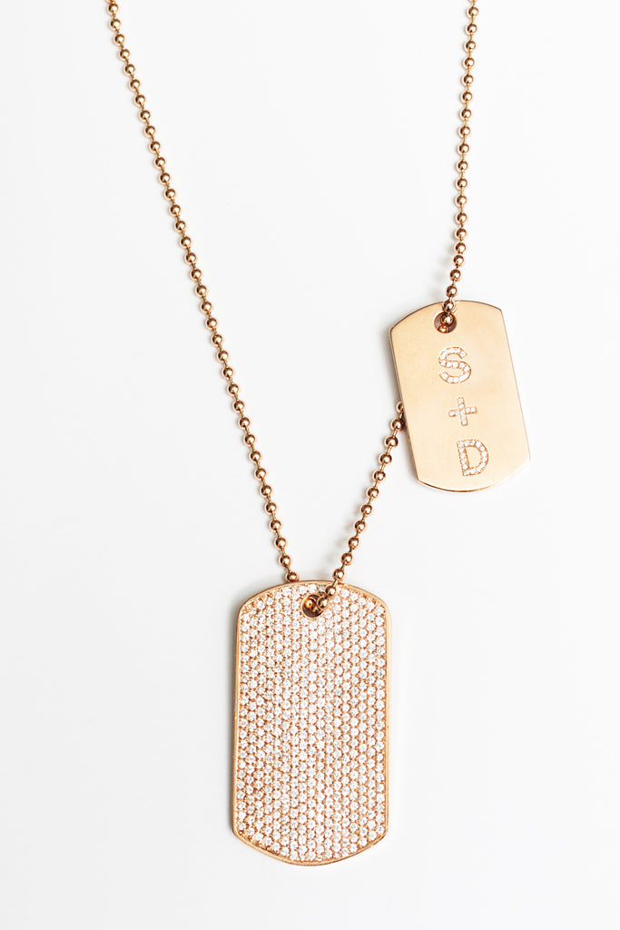 Diamond Custom Dog Tags