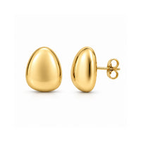 7G SOLID GOLD BUBBLE STUD EARRINGS