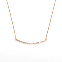 DIAMOND BELLA BAR BLANCO NECKLACE