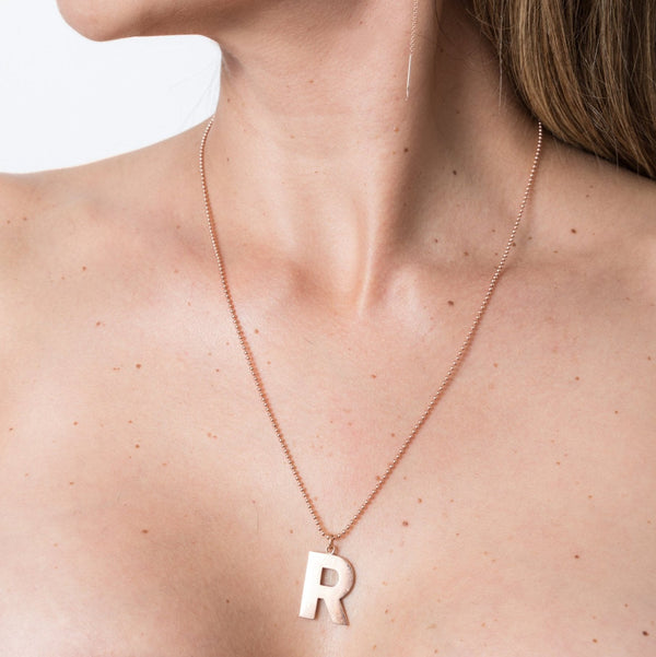 Custom Initial Necklace - EmersonRyder 