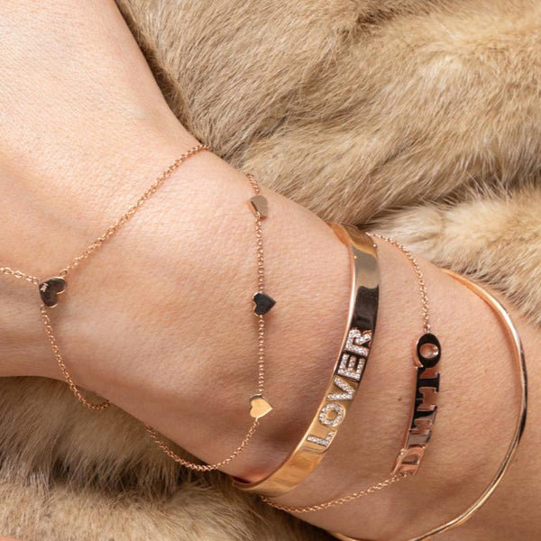 Single Sided LOVER Bangle - EmersonRyder 