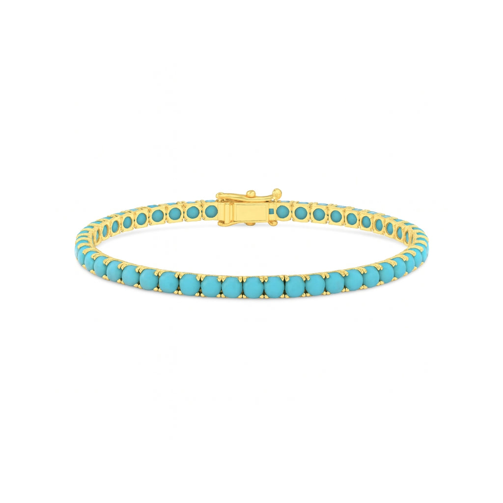 Turqoiuse Tennis Bracelet
