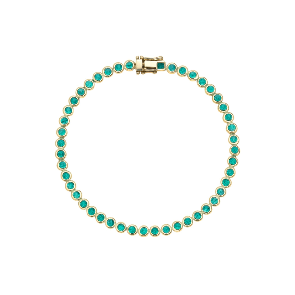 Turquoise Bezeled Bracelet