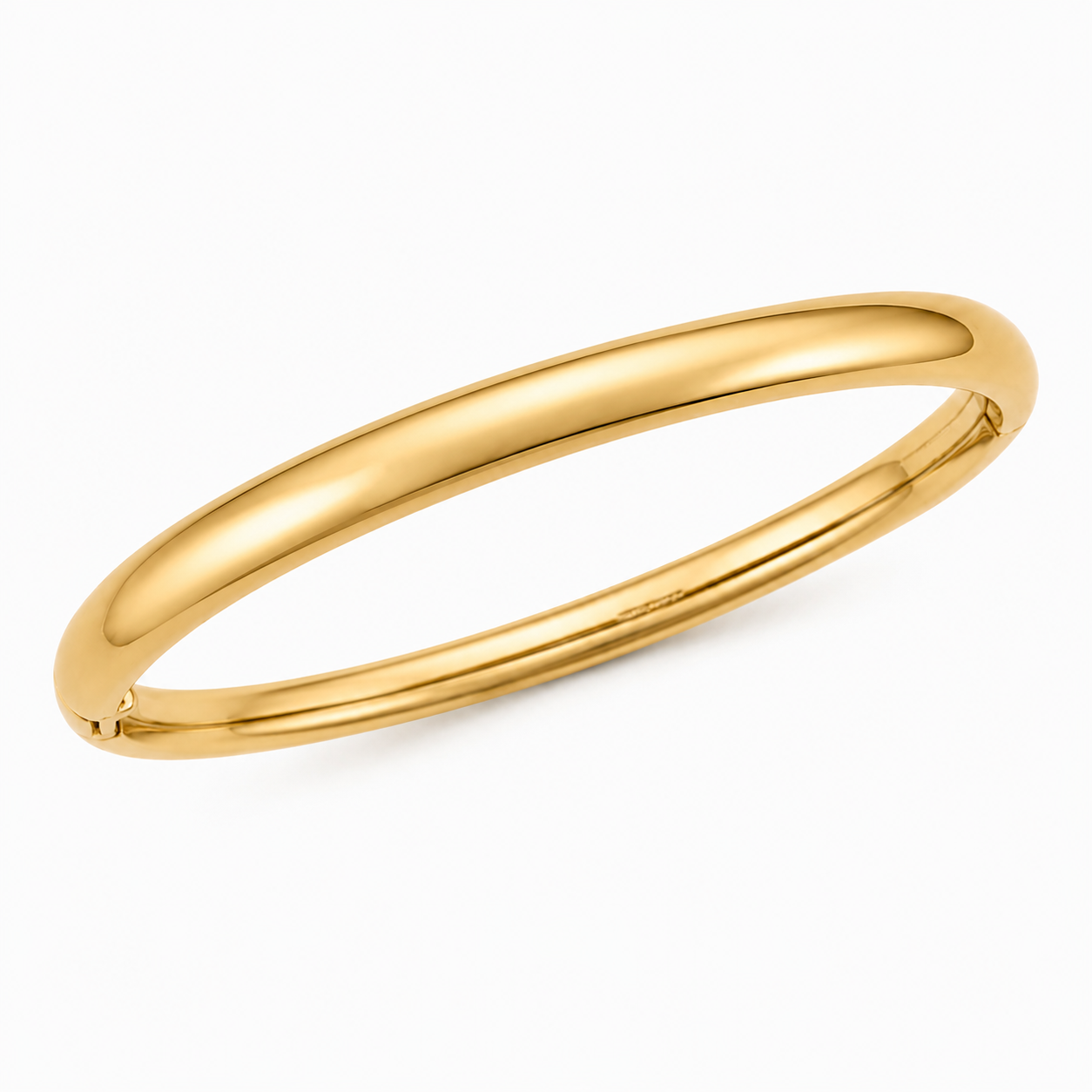 SOLID GOLD BUBBLE SLIM BANGLE - EmersonRyder 