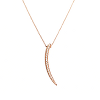 DIAMOND TUSK NECKLACE