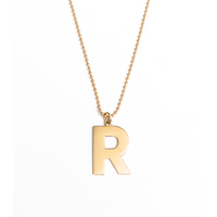 CUSTOM XL INITIAL ID NECKLACE