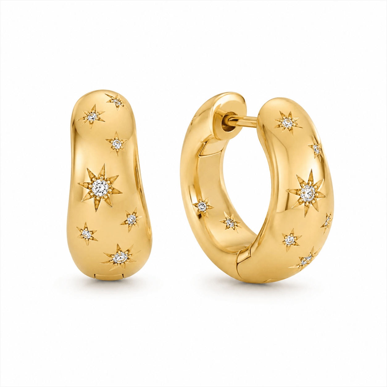 STARBURST BUBBLE HOOP HUGGIES - EmersonRyder 