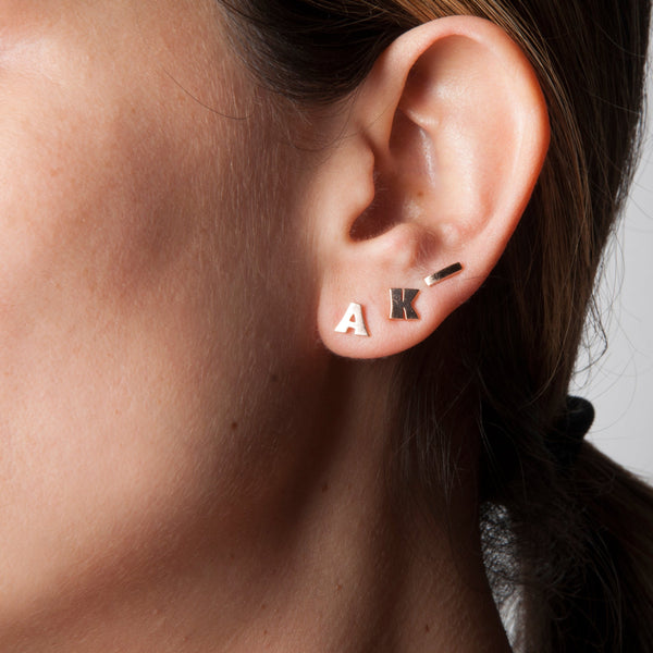 Solid Bar Stud Earrings - EmersonRyder 