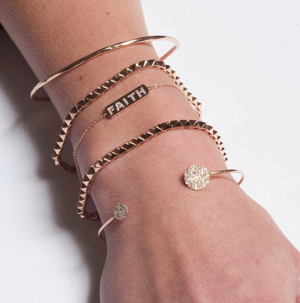 Diamond FAITH Bracelet - EmersonRyder 
