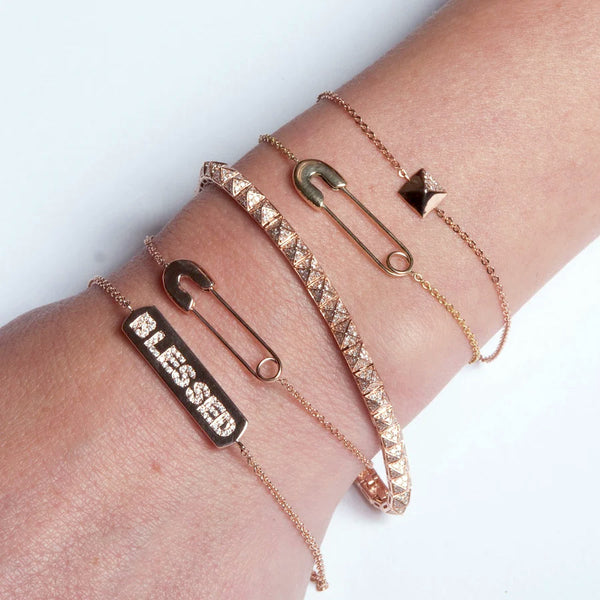 BLESSED GOLD BAR BRACELET - EmersonRyder 