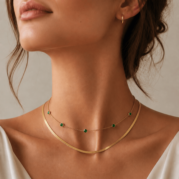 4MM HERRINGBONE NECKLACE - EmersonRyder 