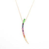 RAINBOW TUSK NECKLACE