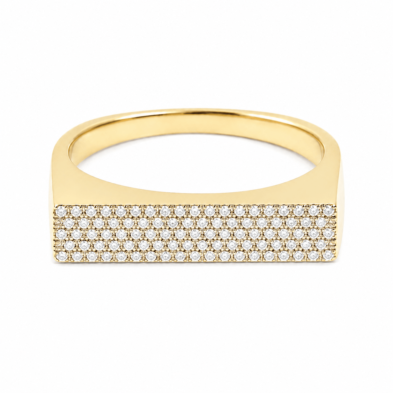 BLANCO DIAMOND SIGNET RING - EmersonRyder 