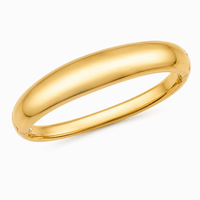 SOLID GOLD BUBBLE BANGLE