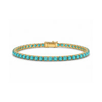 TURQUOISE TENNIS BRACELET
