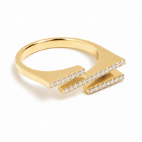 BLANCO ZIGZAG SIGNET RING
