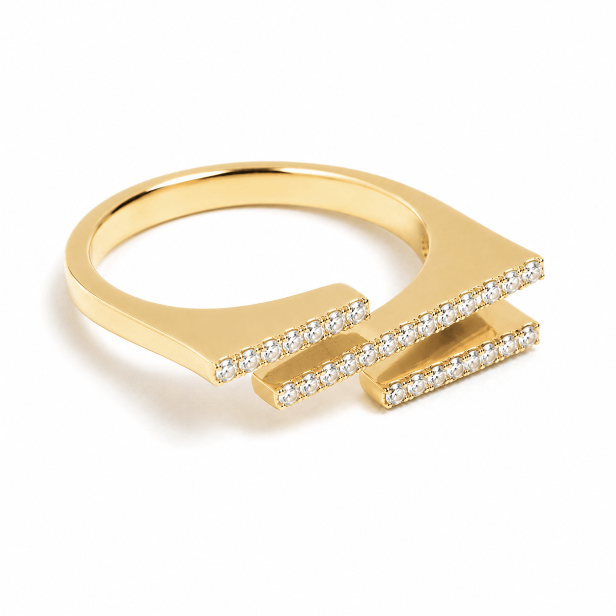 BLANCO ZIGZAG SIGNET RING - EmersonRyder 