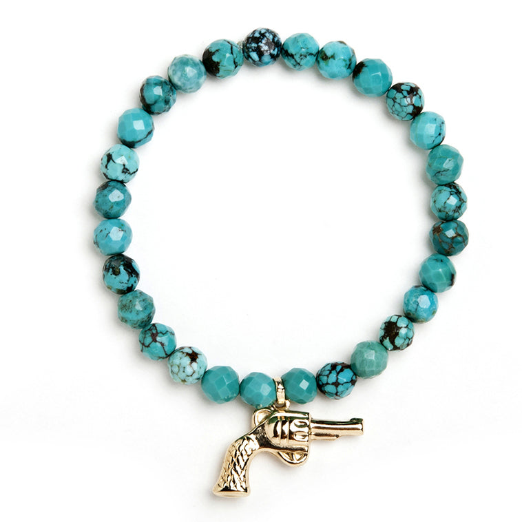 Amore Azul Pistola Charm Bracelet