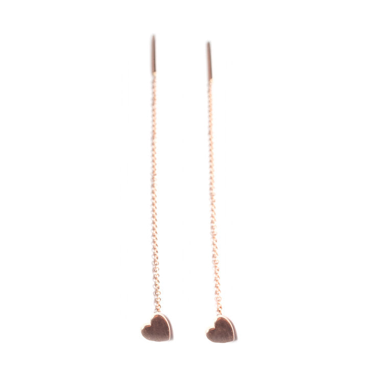 Heart Chain Earring