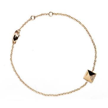 Diamond Pyramid Bracelet