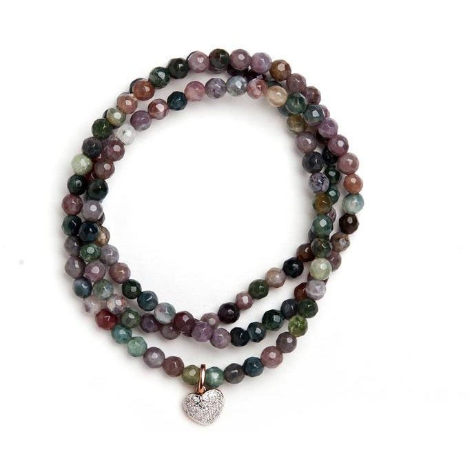 Rosa Cuore Charm Bracelet - EmersonRyder 